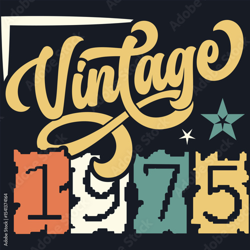 50 Year Birthday Decorations Men Gag 50yr 1975 50th Birthday T-Shirt