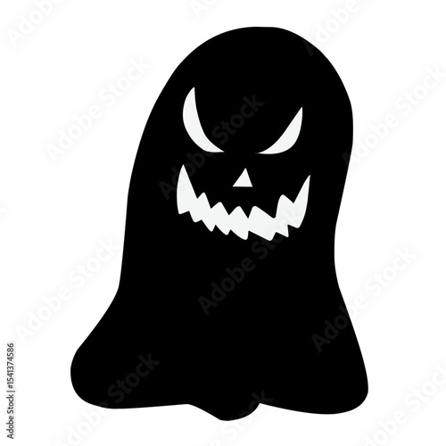 Halloween Ghost Silhouette vector