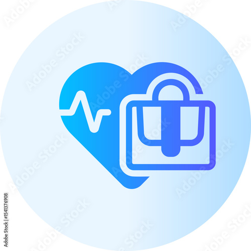 cardiogram gradient icon