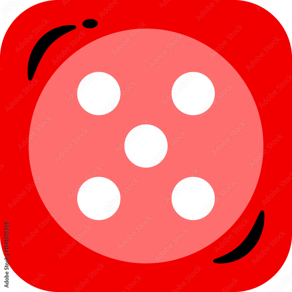 Fototapeta premium Dice Vector Illustration