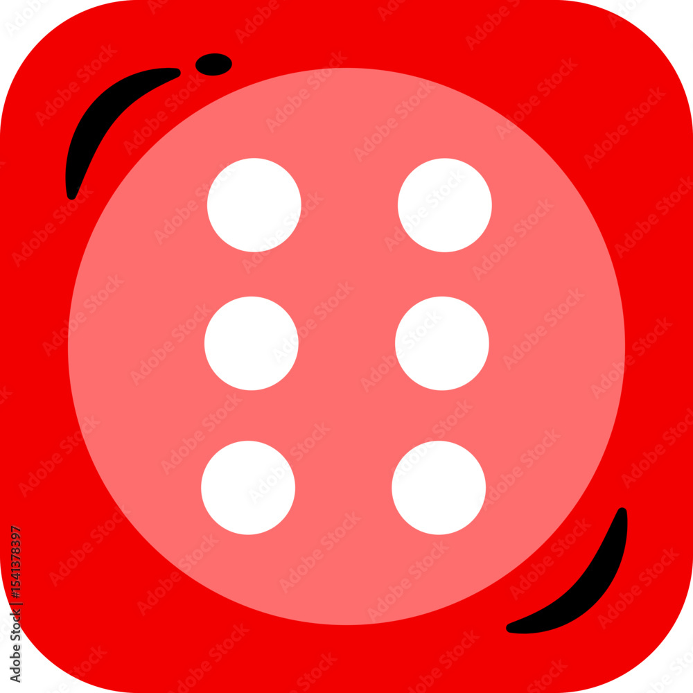Fototapeta premium Dice Vector Illustration