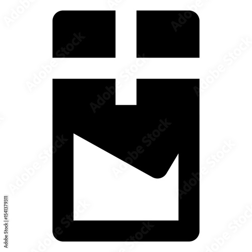 food and fruit solid icon set