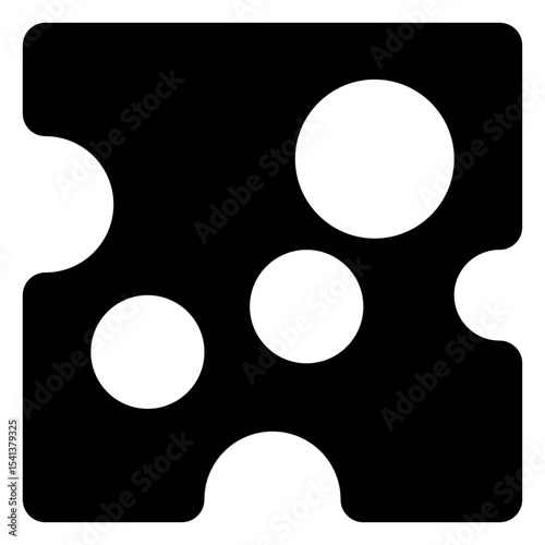 food and fruit solid icon set