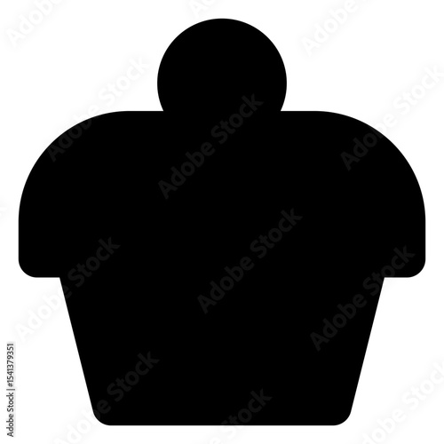 food and fruit solid icon set