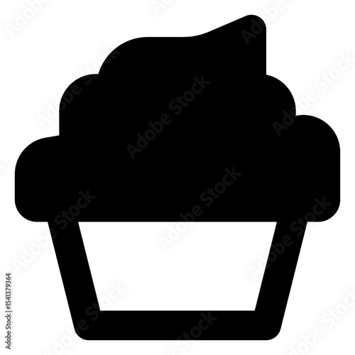 food and fruit solid icon set