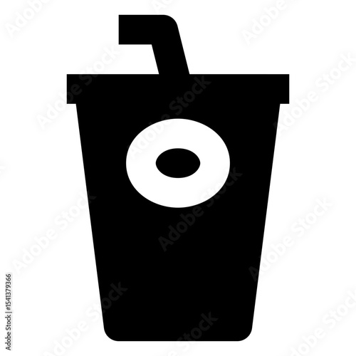 food and fruit solid icon set