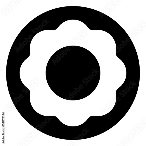food and fruit solid icon set