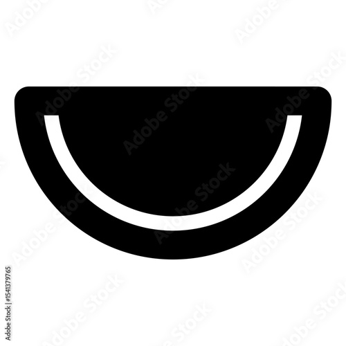 food and fruit solid icon set