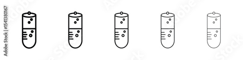 Chemical Tube icon for mobile concept and web design.