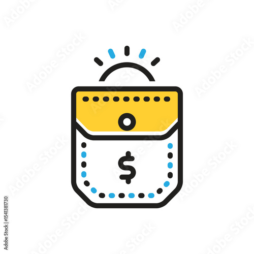 Multi color icon for pocket