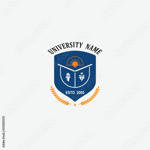 3248 educational logo school college university learning institute book academy organization