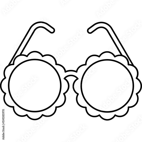 Sunglasses Line Icon