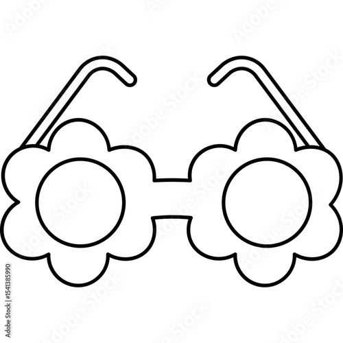 Sunglasses Line Icon