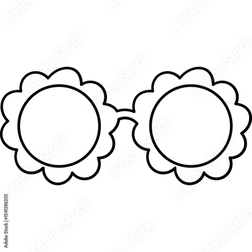 Sunglasses Line Icon