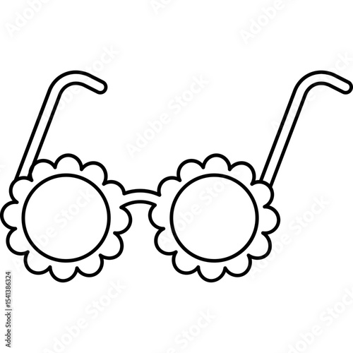 Sunglasses Line Icon