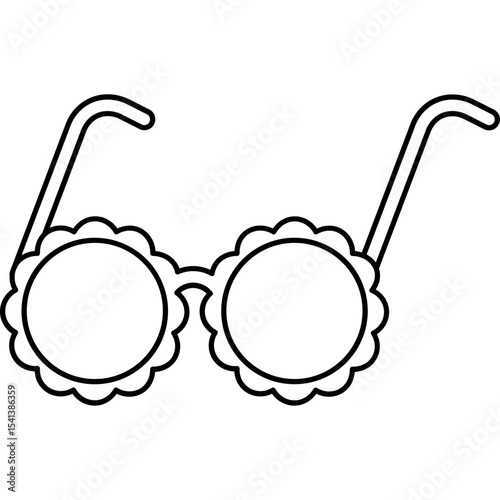 Sunglasses Line Icon