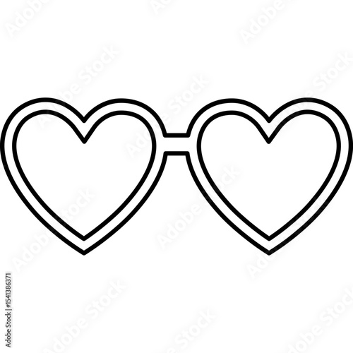 Sunglasses Line Icon