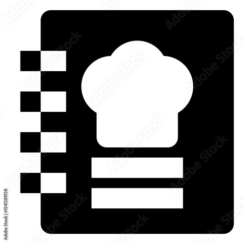 kitchen solid icon set