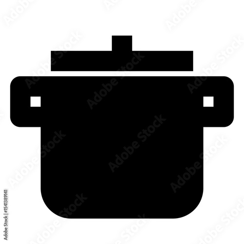 kitchen solid icon set