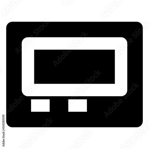 kitchen solid icon set