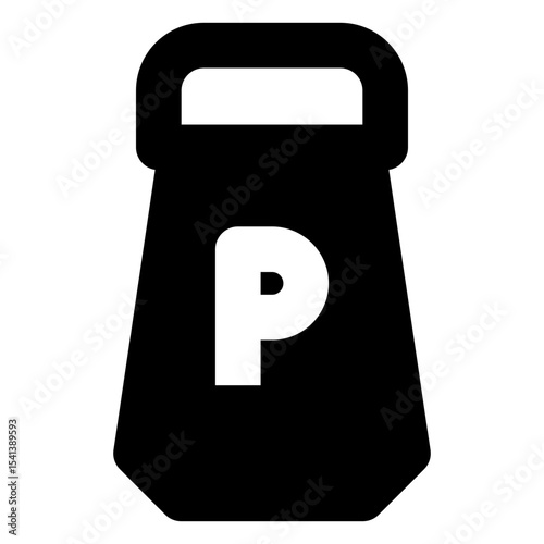 kitchen solid icon set