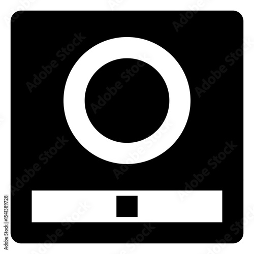 kitchen solid icon set