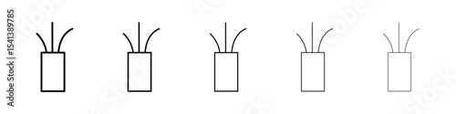 Electric cable icon for mobile concept and web design.