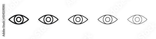 Eyes icon for mobile concept and web design.