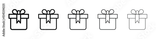 Gift icon for mobile concept and web design.