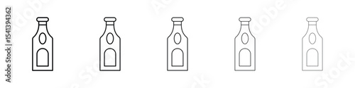 Gin icon for mobile concept and web design.