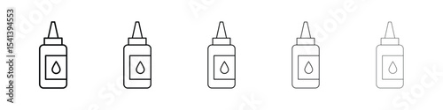 Glue bottle icon for mobile concept and web design.
