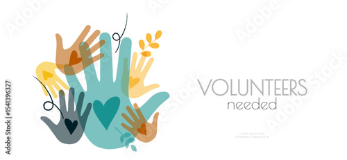 Volunteers needed banner.