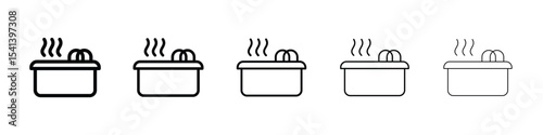 Hot tub icon for mobile concept and web design.