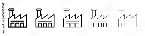 Industry icon for mobile concept and web design.