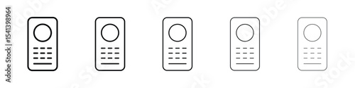 Intercom icon for mobile concept and web design.