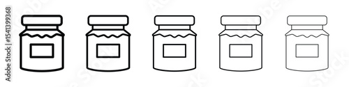 Jam icon for mobile concept and web design.