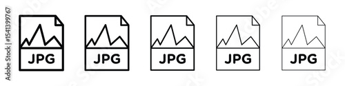 Jpg icon for mobile concept and web design.