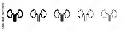 Kidneys icon for mobile concept and web design.