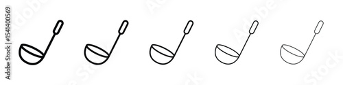Ladle icon for mobile concept and web design.