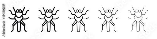Locust icon for mobile concept and web design.
