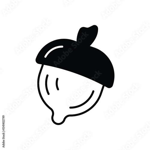 Acorn  Icon vector