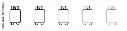 LPG icon for mobile concept and web design.