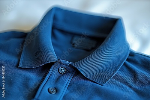 A dark blue shirt on white background