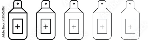 Medical pump icon for mobile concept and web design.