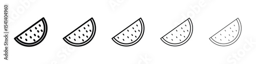 Melon icon for mobile concept and web design.