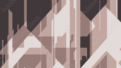 Abstract geometry overlaps stripes generating modern design backgrounds