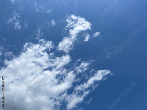 神田川5月：晴れた空と雲 2025/5/5