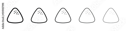 Mound icon for mobile concept and web design.