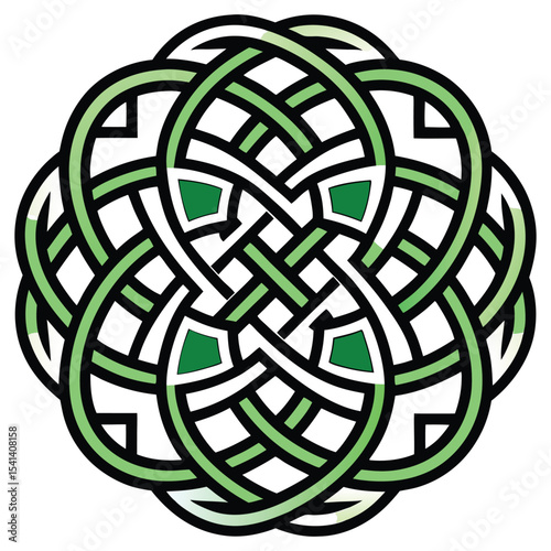 Celtic knot pattern