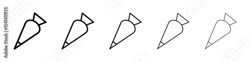 Pastry bag icon for mobile concept and web design.